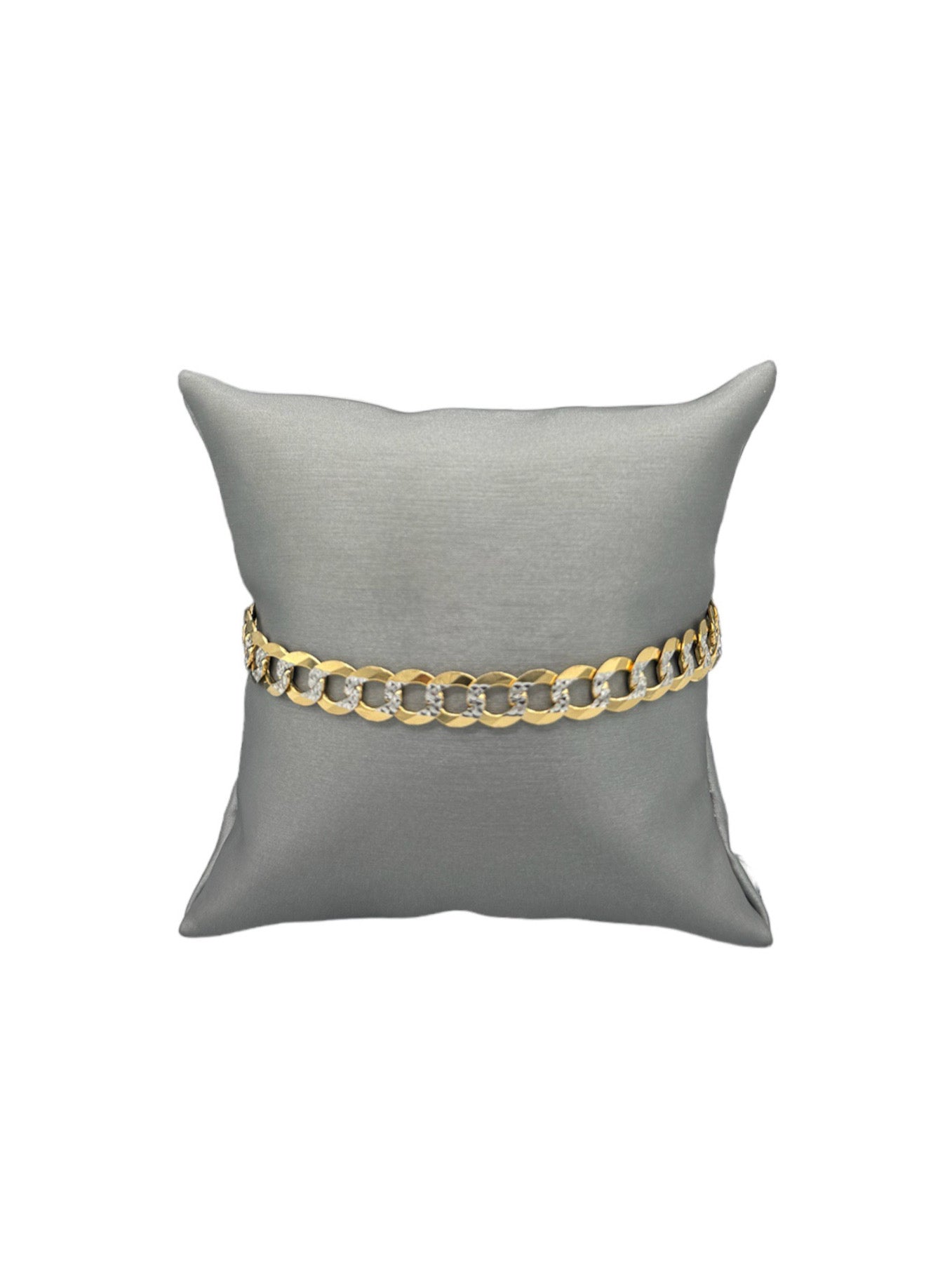 New 14K Solid Two Tone Ankle Bracelet (7.0MM). H.J™️